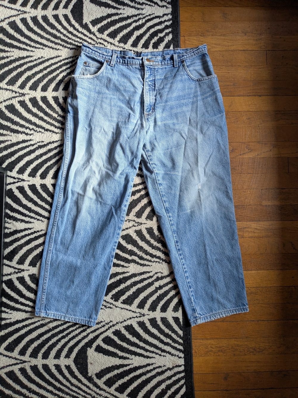 1980s Land's End Light Wash Jeans